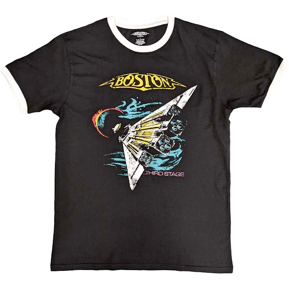 Boston - US Tour '87 Heren Tshirt - Zwart
